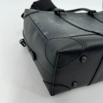MCM Laptop Tasche schwarz Canvas / gut MCM