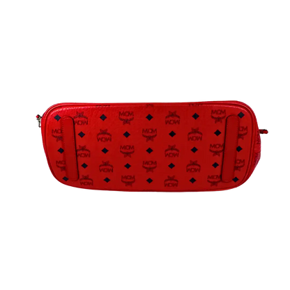 MCM Liz Wendeshopper rot mit großer abnehmbare Pouch / neuwertig MCM
