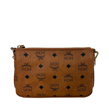MCM Millie Crossboy Bag Visetos Cognac  / neuwertig MCM