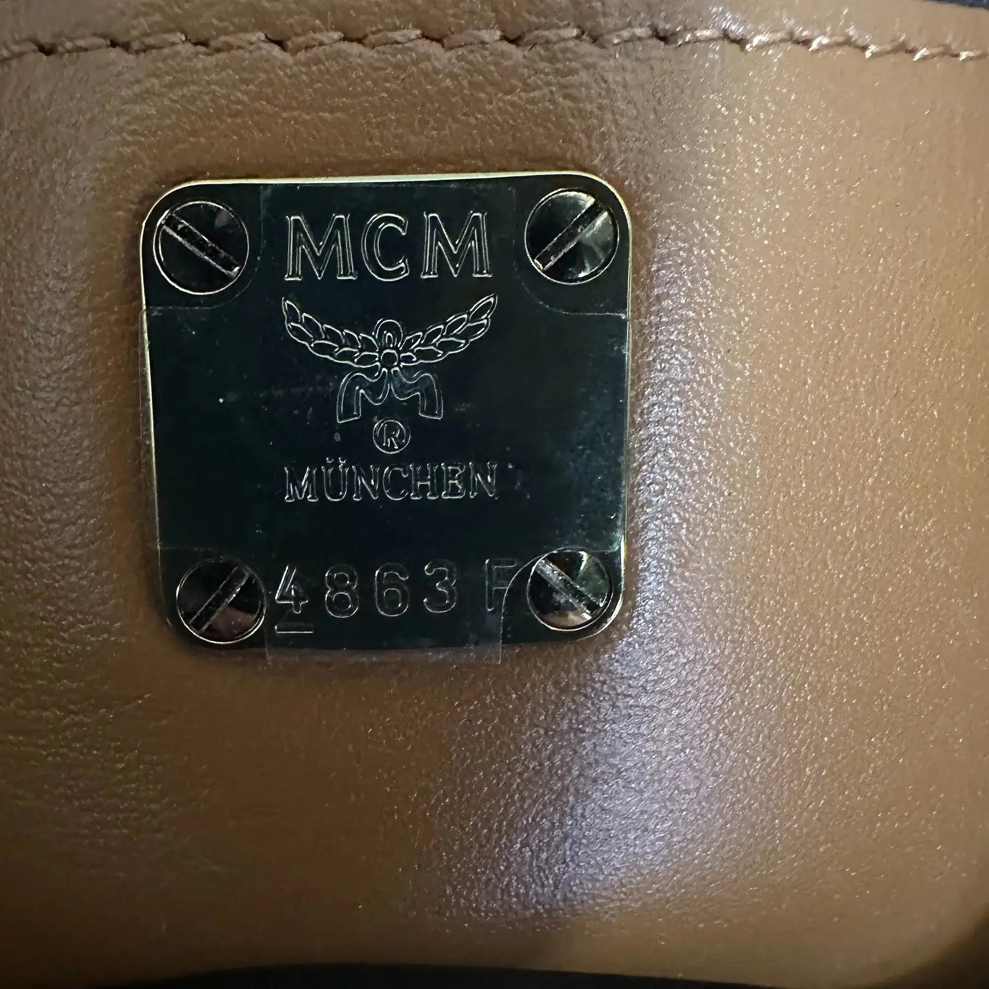 MCM Millie Crossboy Bag Visetos Cognac  / neuwertig MCM