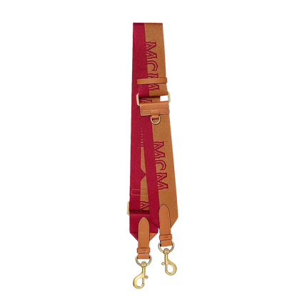 MCM Schulterriemen rot braun 5cm breit / neuwertig MCM