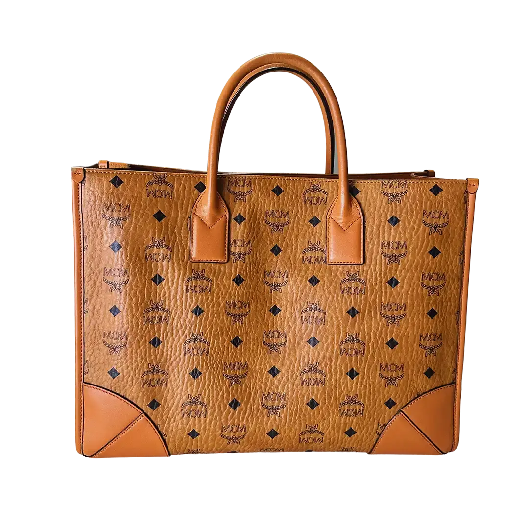 MCM Shopper München Large mit Pouch / sehr gut MCM