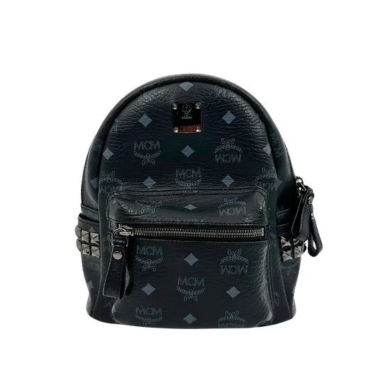 MCM Stark Mini Rucksack Monogram schwarz / gut MCM