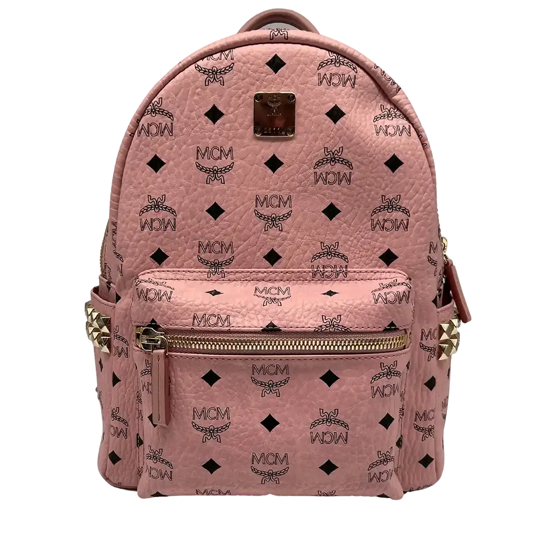 MCM Stark Side Studs Rucksack Small (PM)  Visetos Soft Pink / sehr gut MCM