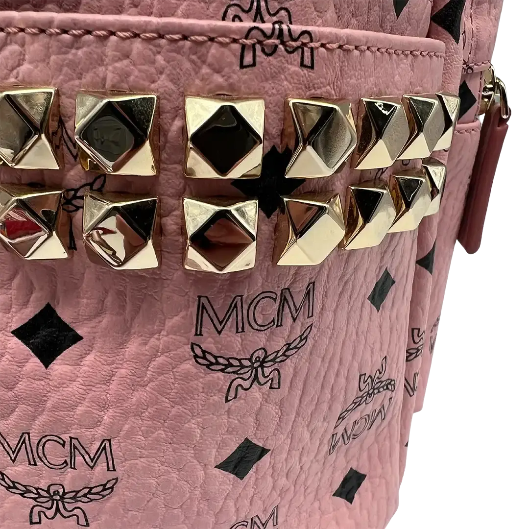 MCM Stark Side Studs Rucksack Small (PM)  Visetos Soft Pink / sehr gut MCM