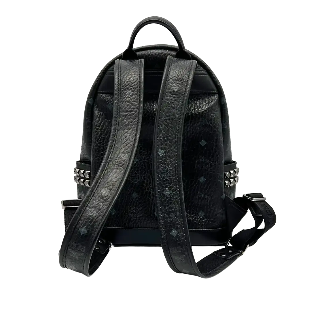 MCM Stark Small Rucksack Monogram schwarz / sehr gut MCM