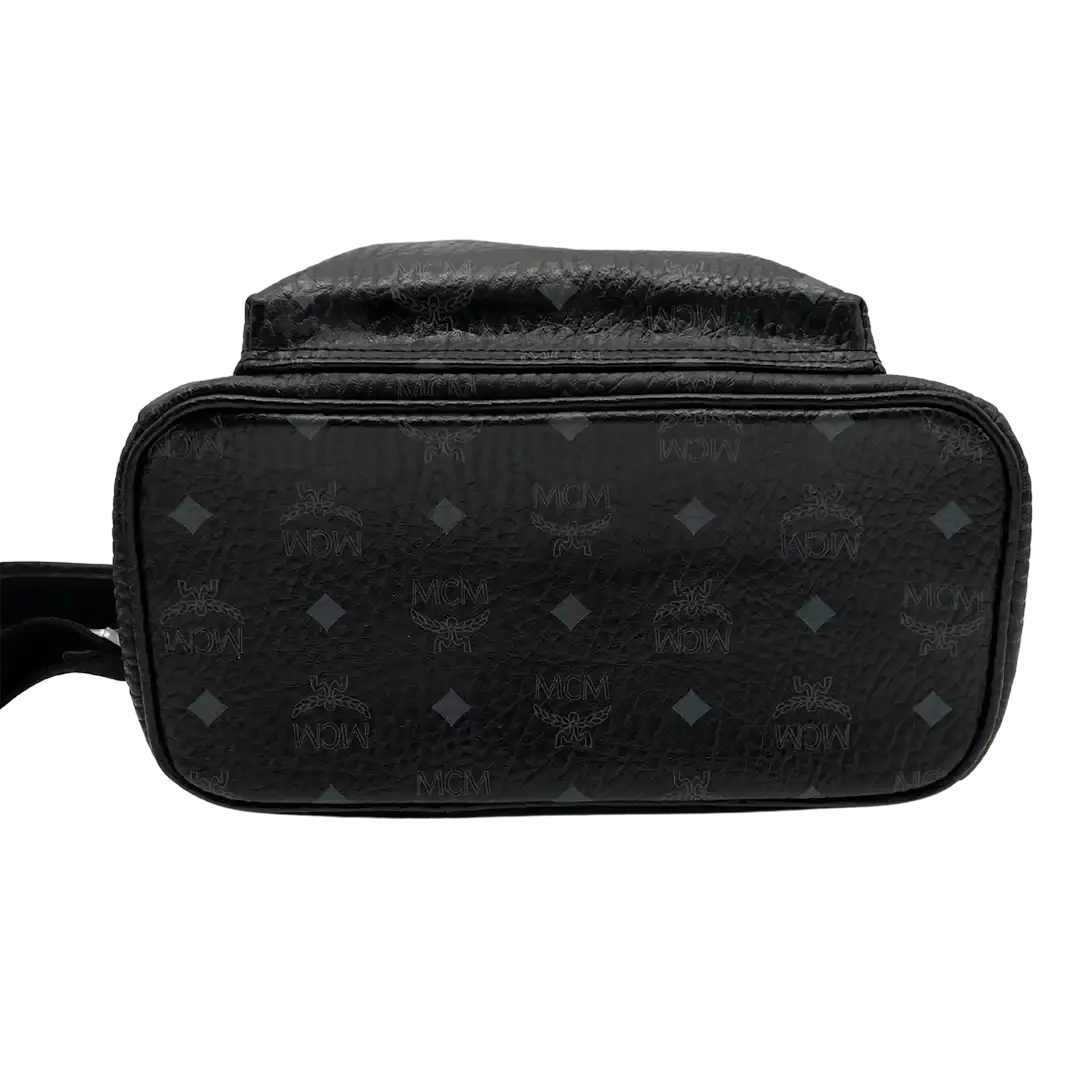 MCM Stark Small Rucksack Monogram schwarz / sehr gut MCM