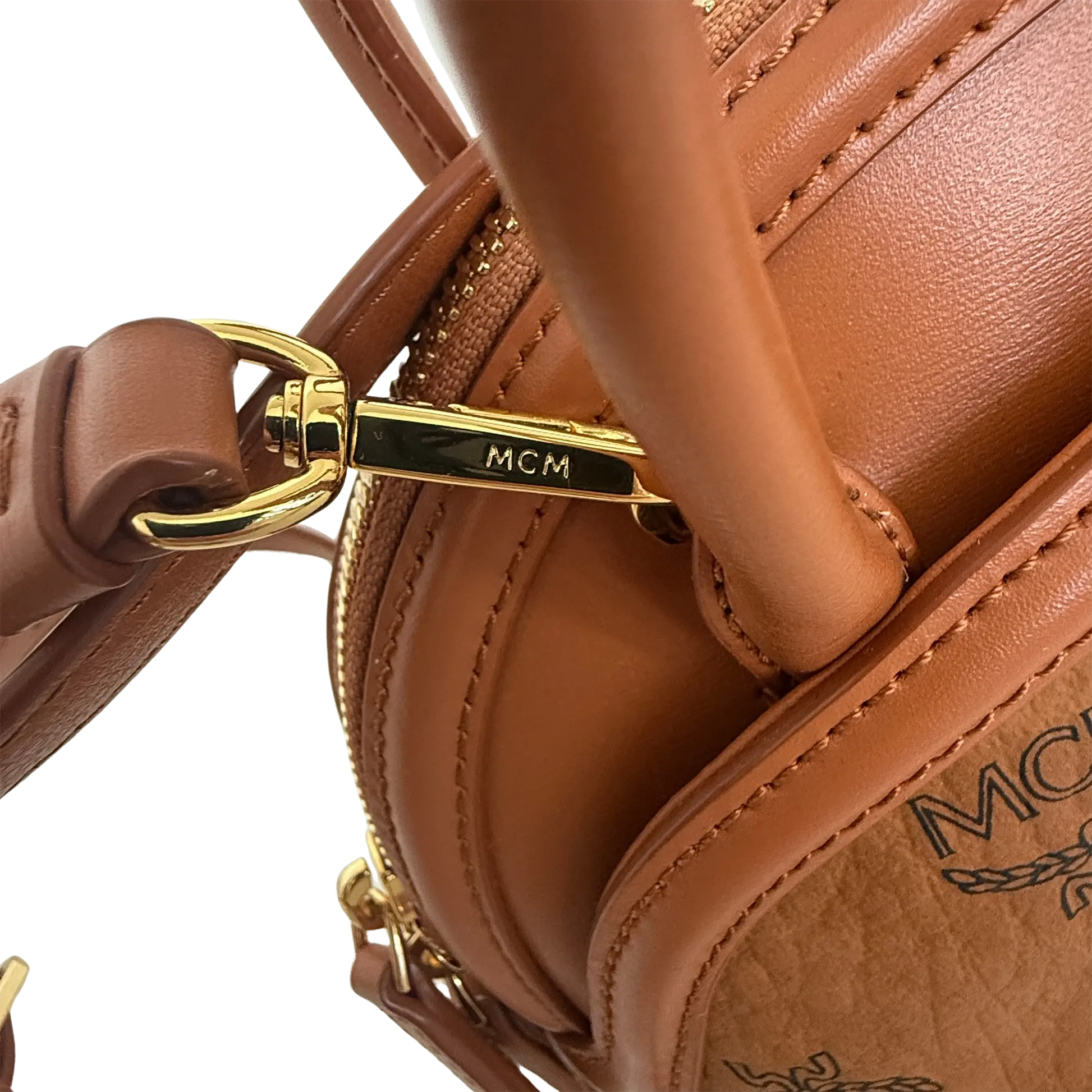 MCM Tracy Tote Bag Small Braun / neuwertig MCM