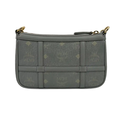 MCM Aren  Mini Crossbody Tasche hellgrau / sehr gut MCM