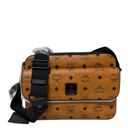 MCM Aren Umhängetasche Cognac Unisex MCM
