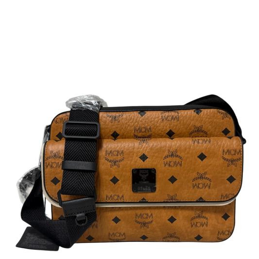 MCM Aren Umhängetasche Cognac Unisex MCM