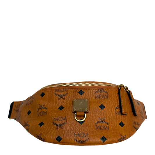 MCM Fursten Belt Bag Small Visetos Cognac MCM