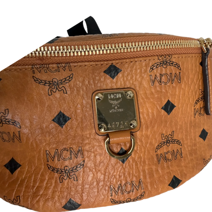 MCM Fursten Belt Bag Small Visetos Cognac MCM