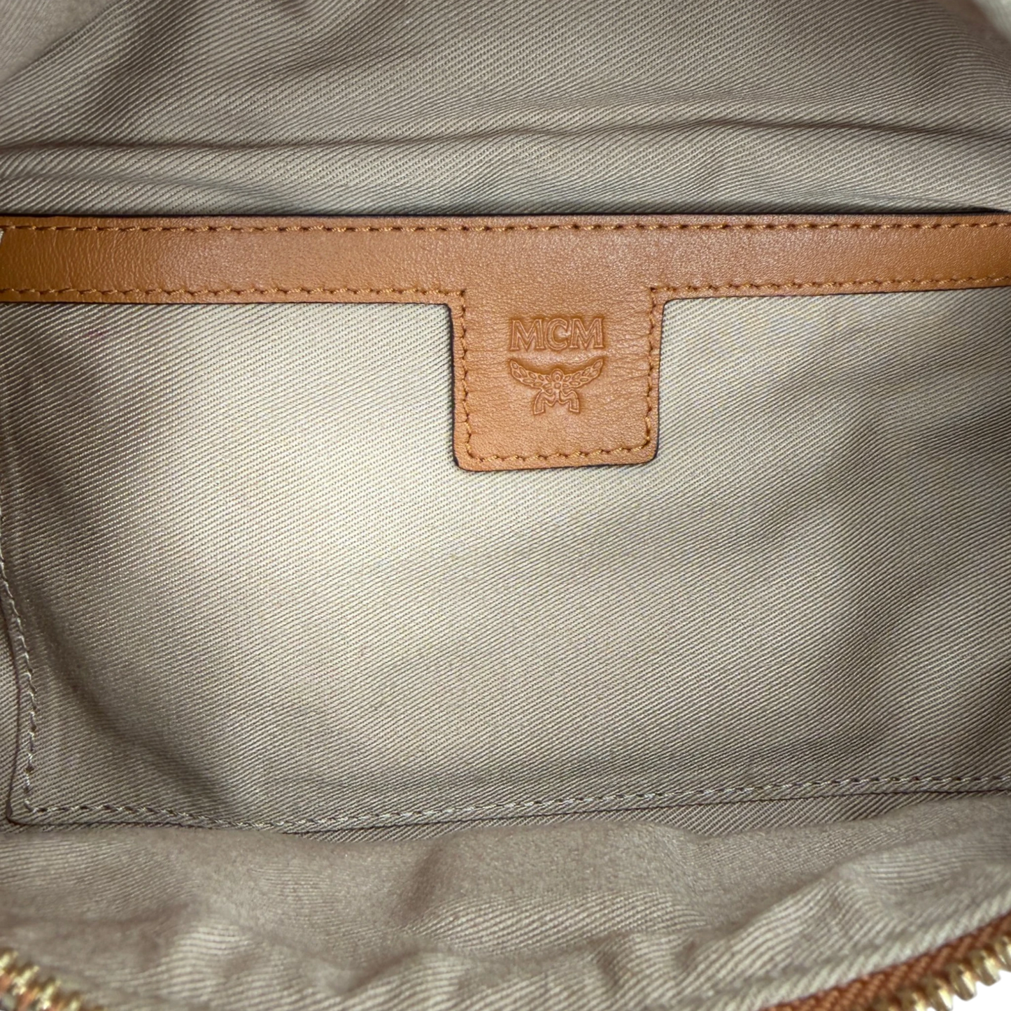 MCM Fursten Belt Bag Small Visetos Cognac MCM