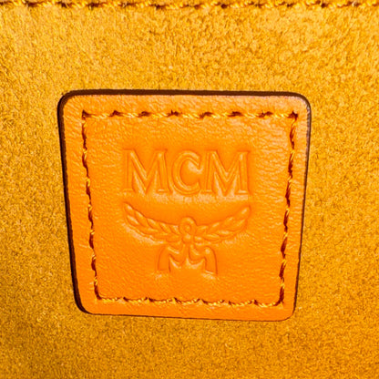 MCM Aren Rucksack mit Kordelzug in Visetos Braun / neuwertig MCM