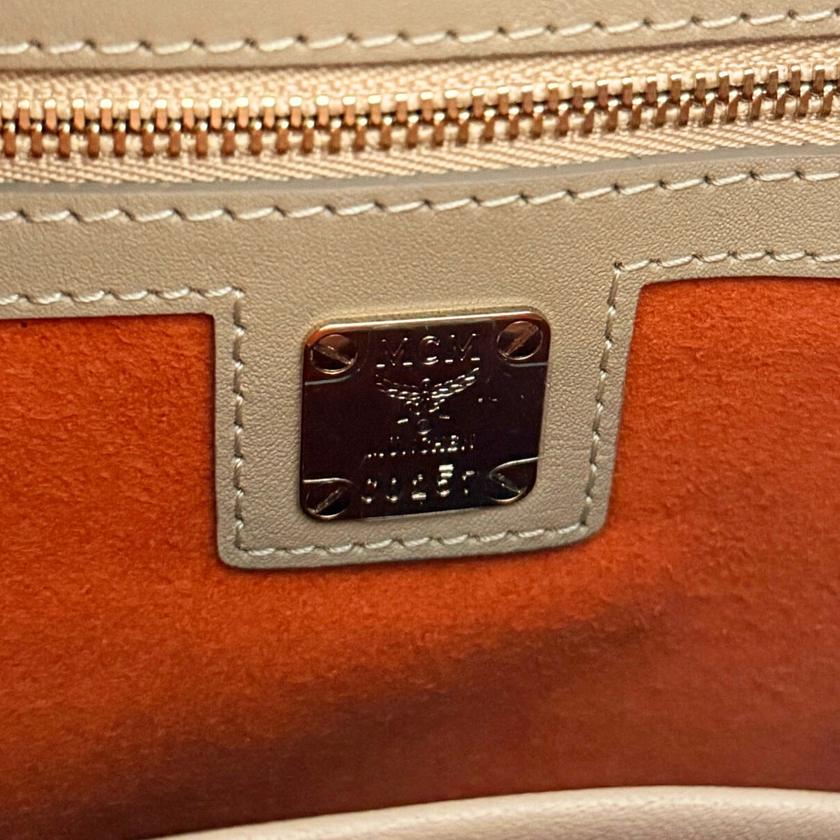 MCM Visetos Hobo Bag Beige / neuwertig Valentino