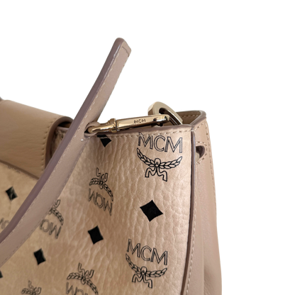 MCM Visetos Hobo Bag Beige / neuwertig Valentino