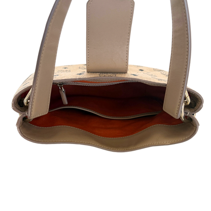 MCM Visetos Hobo Bag Beige / neuwertig Valentino