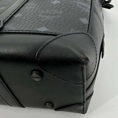 MCM Laptop Tasche schwarz Canvas / gut MCM