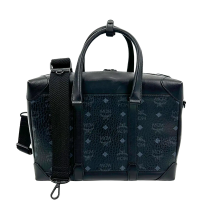 MCM Laptop Tasche schwarz Canvas / gut MCM