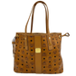 MCM Liz Wendeshopper Visetos Medium Cognac / gut MCM