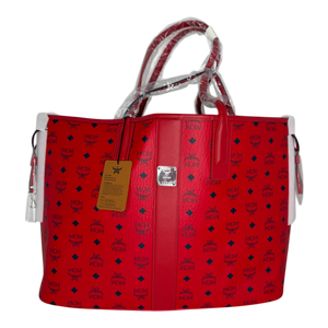 MCM Liz Wendeshopper Large rot mit Pouch / neuwertig