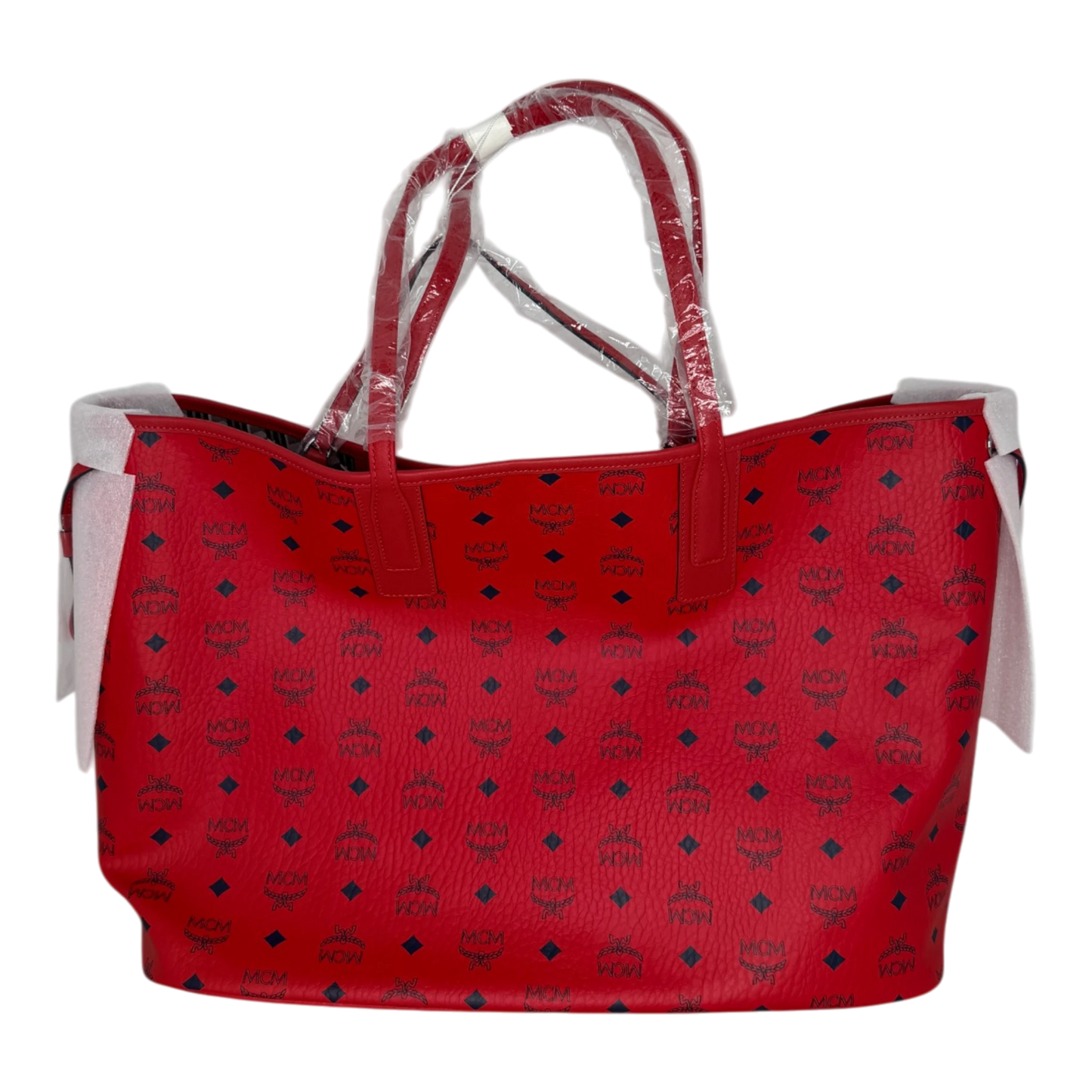 MCM Liz Wendeshopper Large rot mit Pouch / neuwertig MCM