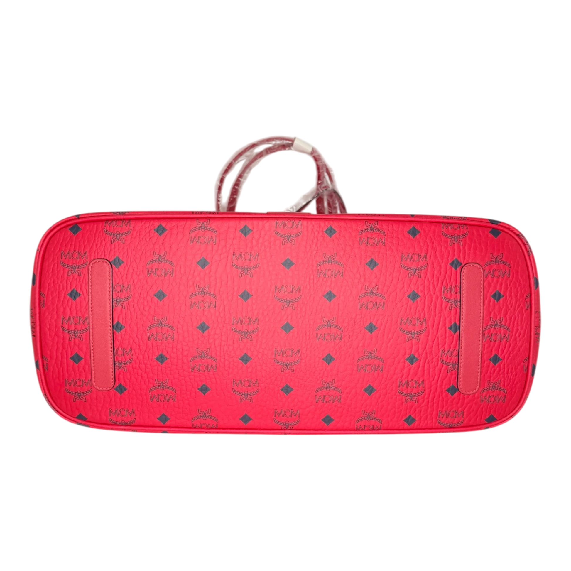 MCM Liz Wendeshopper Large rot mit Pouch / neuwertig MCM