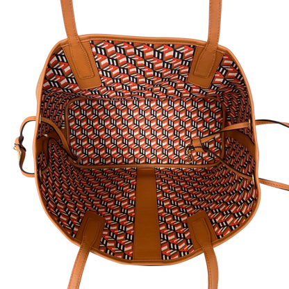 MCM Liz Wendeshopper in Visetos Medium Cognac / neuwertig MCM