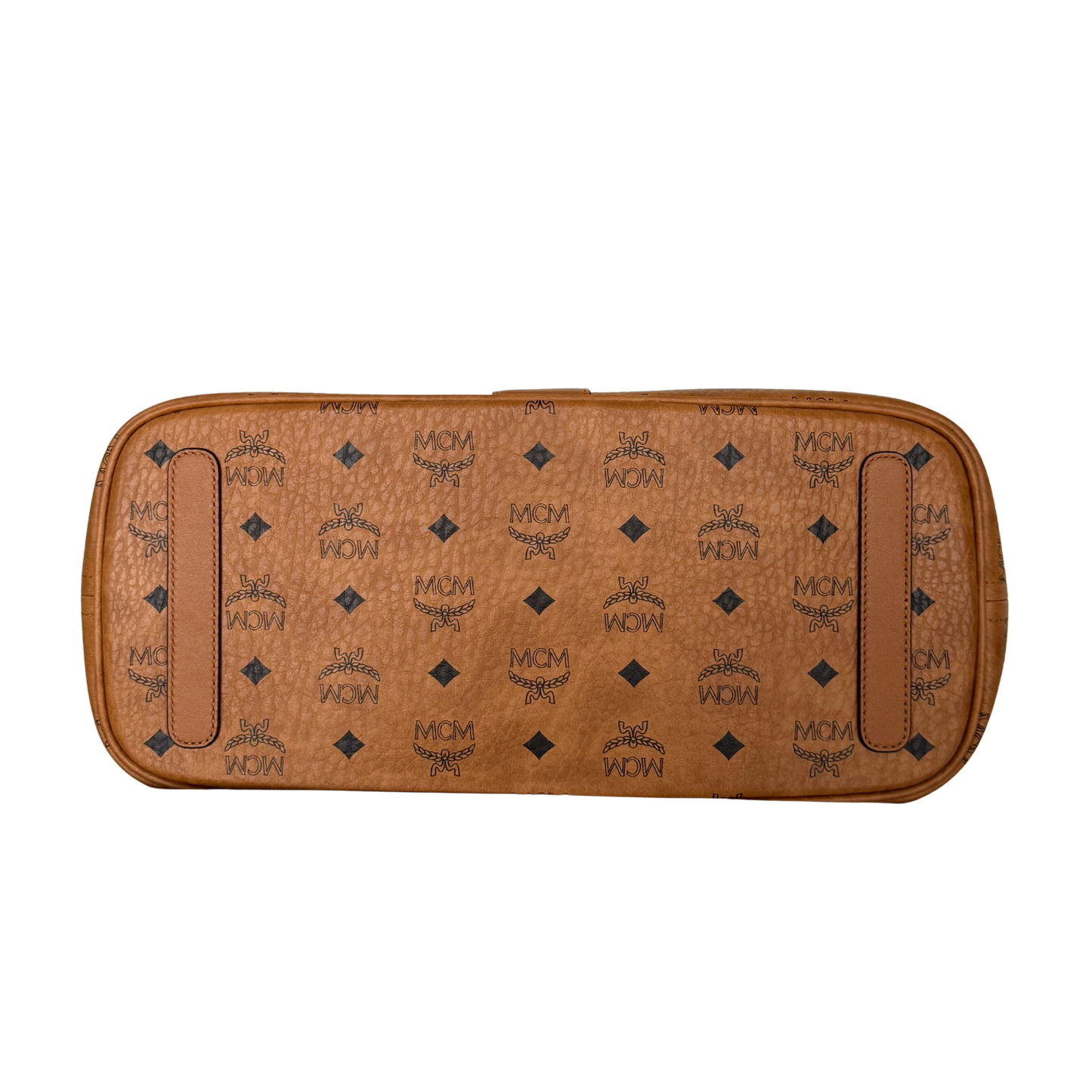 MCM Liz Wendeshopper in Visetos Medium Cognac / neuwertig MCM