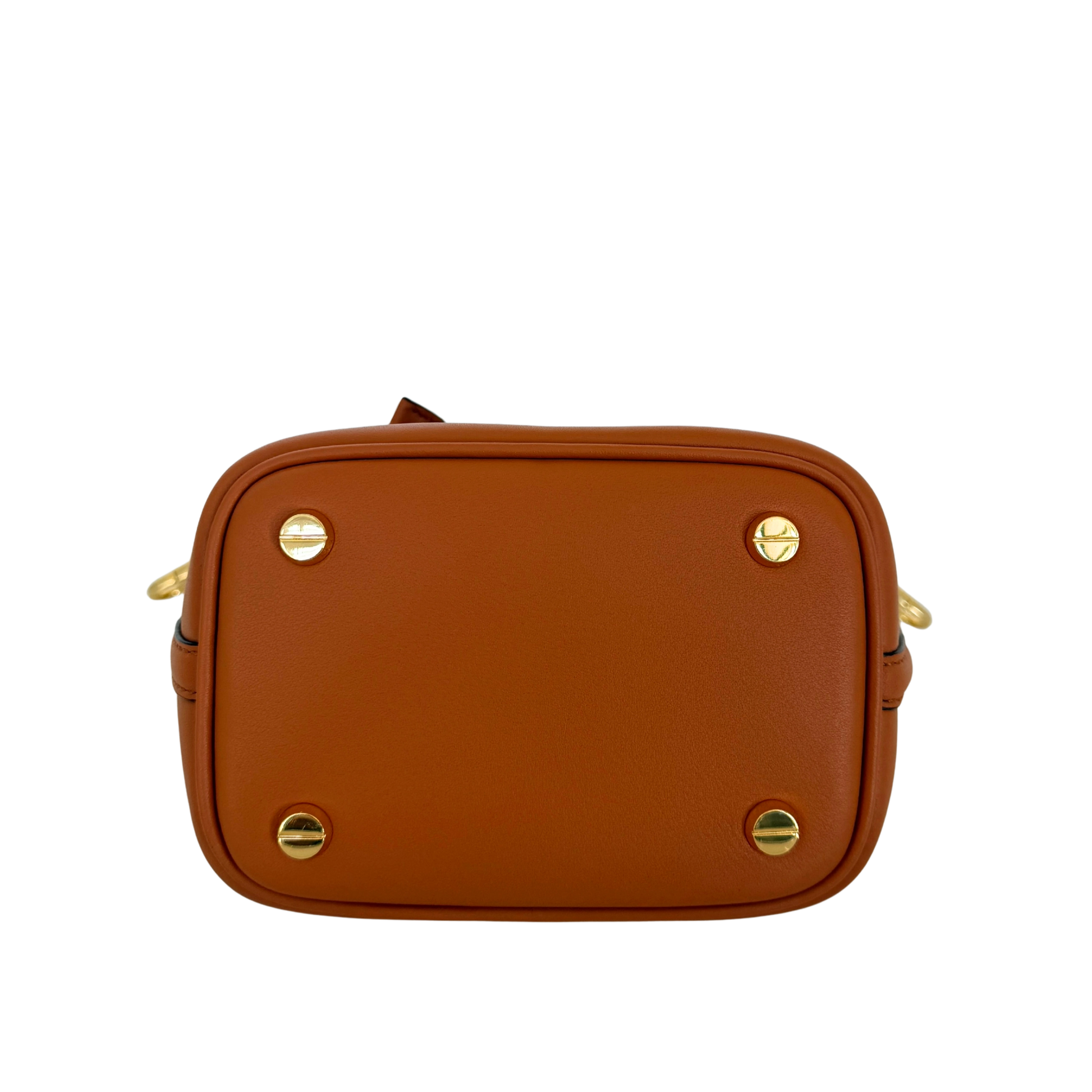 MCM Mini Dessau Kordelzugtasche in Visetos Cognac / neuwertig MCM