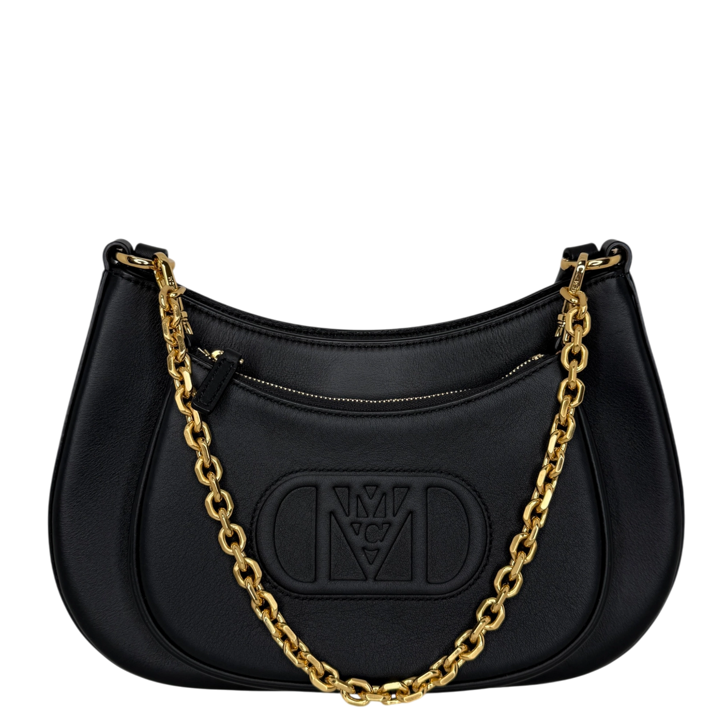 MCM Mode Travia mittelgroße Schultertasche Leder schwarz / neuwertig Louis Vuitton