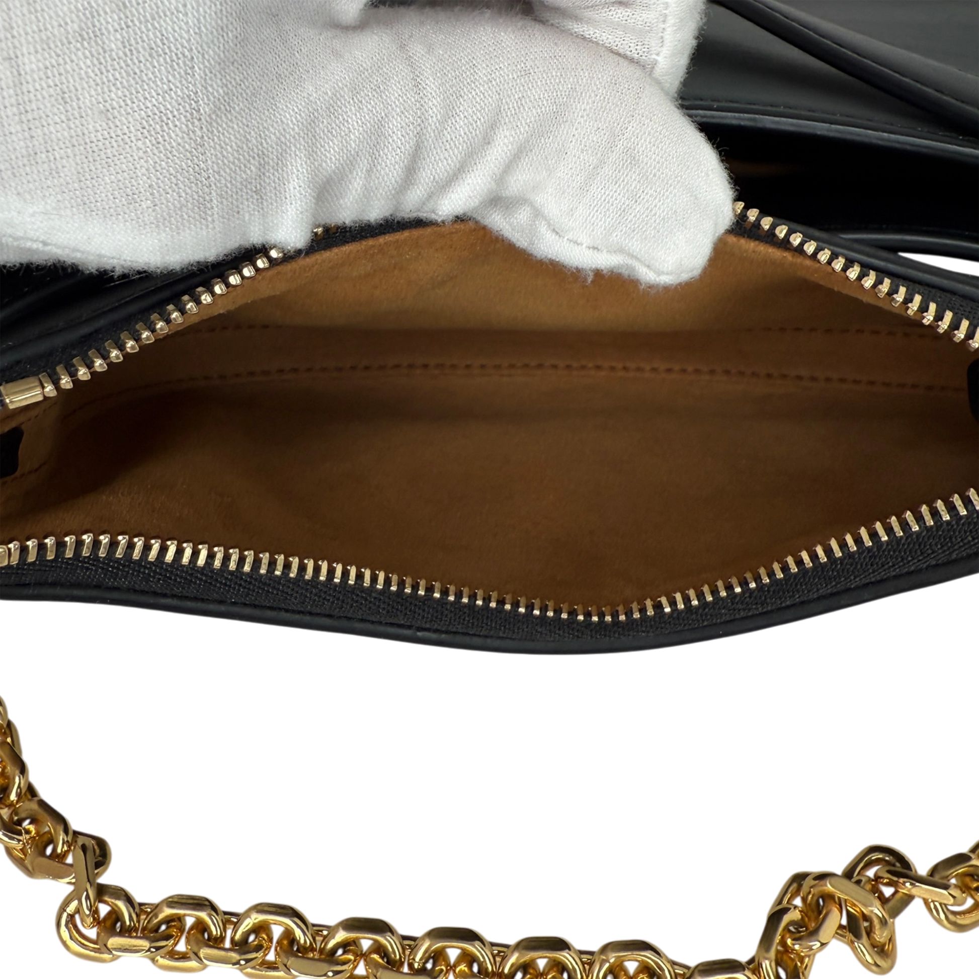 MCM Mode Travia mittelgroße Schultertasche Leder schwarz / neuwertig Louis Vuitton