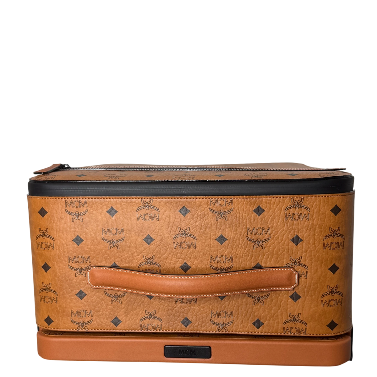 MCM Ottomar Cabin Trolley Visetos Cognac Handgepäck Koffer Neu MCM