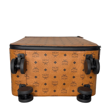MCM Ottomar Cabin Trolley Visetos Cognac Handgepäck Koffer Neu MCM