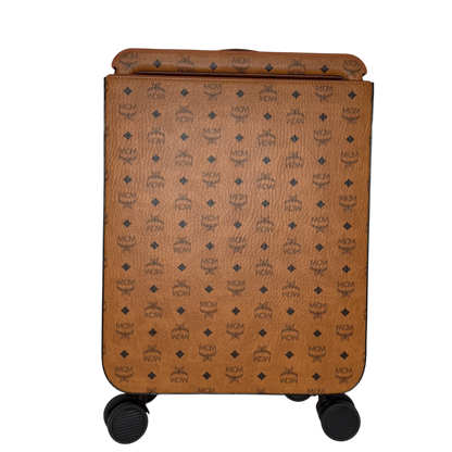 MCM Ottomar Cabin Trolley Visetos Cognac Handgepäck Koffer Neu MCM
