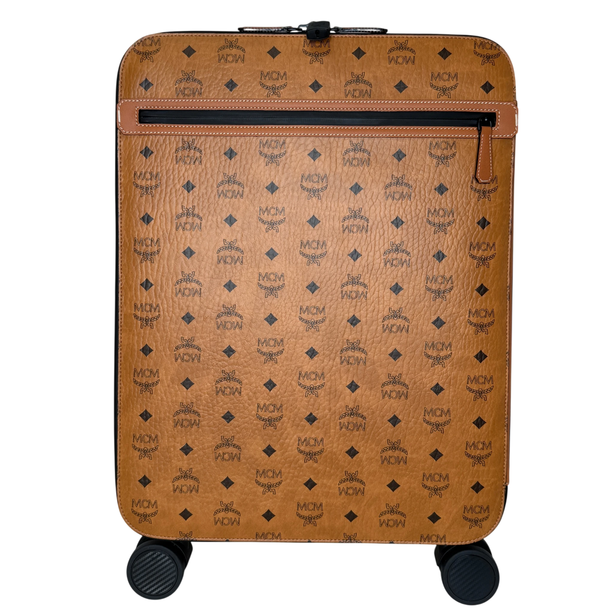 MCM Ottomar Cabin Trolley Visetos Cognac Handgepäck Koffer Neu MCM