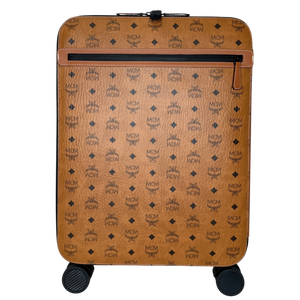 MCM Ottomar Cabin Trolley Visetos Cognac Handgepäck Koffer Neu