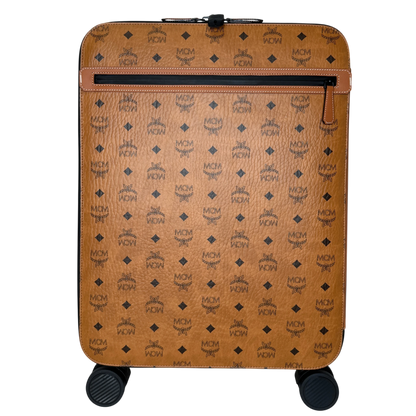 MCM Ottomar Cabin Trolley Visetos Cognac Handgepäck Koffer Neu MCM