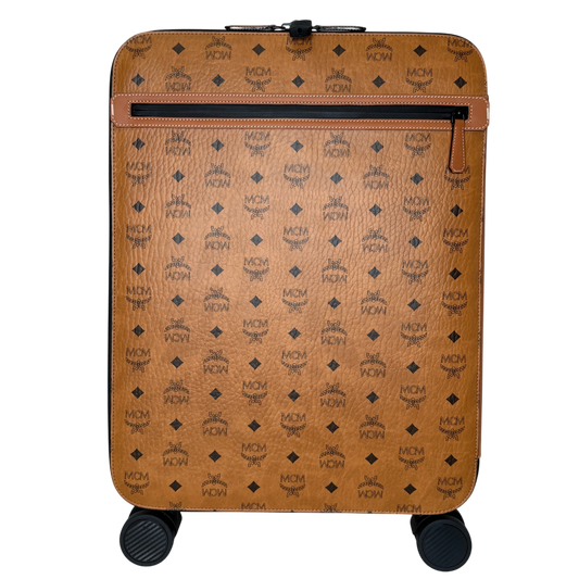 MCM Ottomar Cabin Trolley Visetos Cognac Handgepäck Koffer Neu MCM