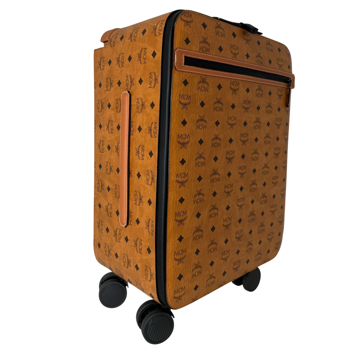 MCM Ottomar Cabin Trolley Visetos Cognac Handgepäck Koffer Neu MCM