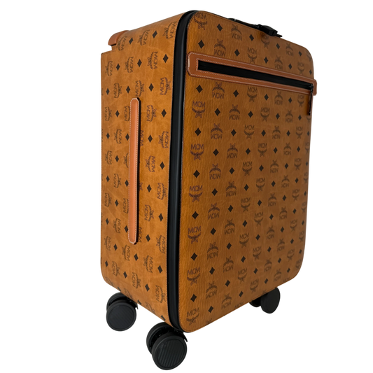 MCM Ottomar Cabin Trolley Visetos Cognac Handgepäck Koffer Neu MCM