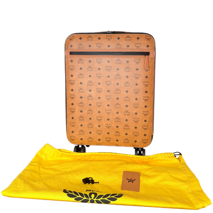 MCM Ottomar Cabin Trolley Visetos Cognac Handgepäck Koffer Neu MCM