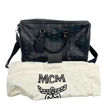 MCM Ottomar Weekender Visetos Canvas schwarz 45.5 / sehr gut MCM