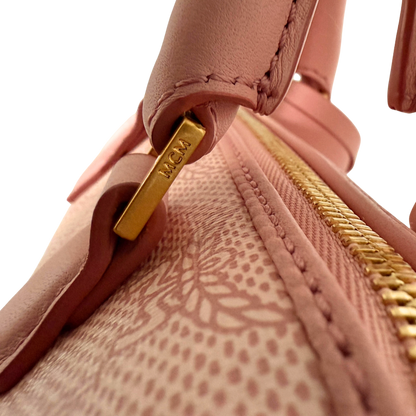 MCM Ella Boston Bag Mini Rosa / neuwertig MCM