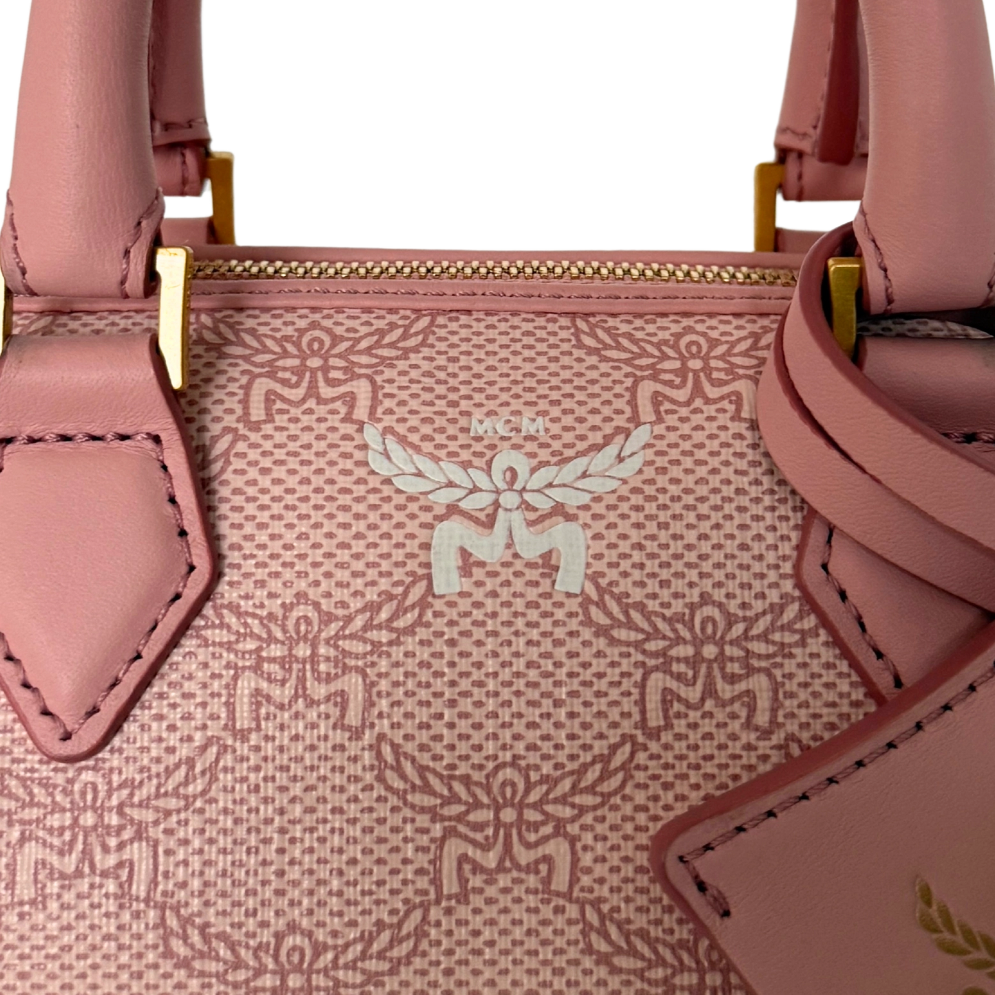 MCM Ella Boston Bag Mini Rosa / neuwertig MCM