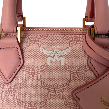 MCM Ella Boston Bag Mini Rosa / neuwertig MCM