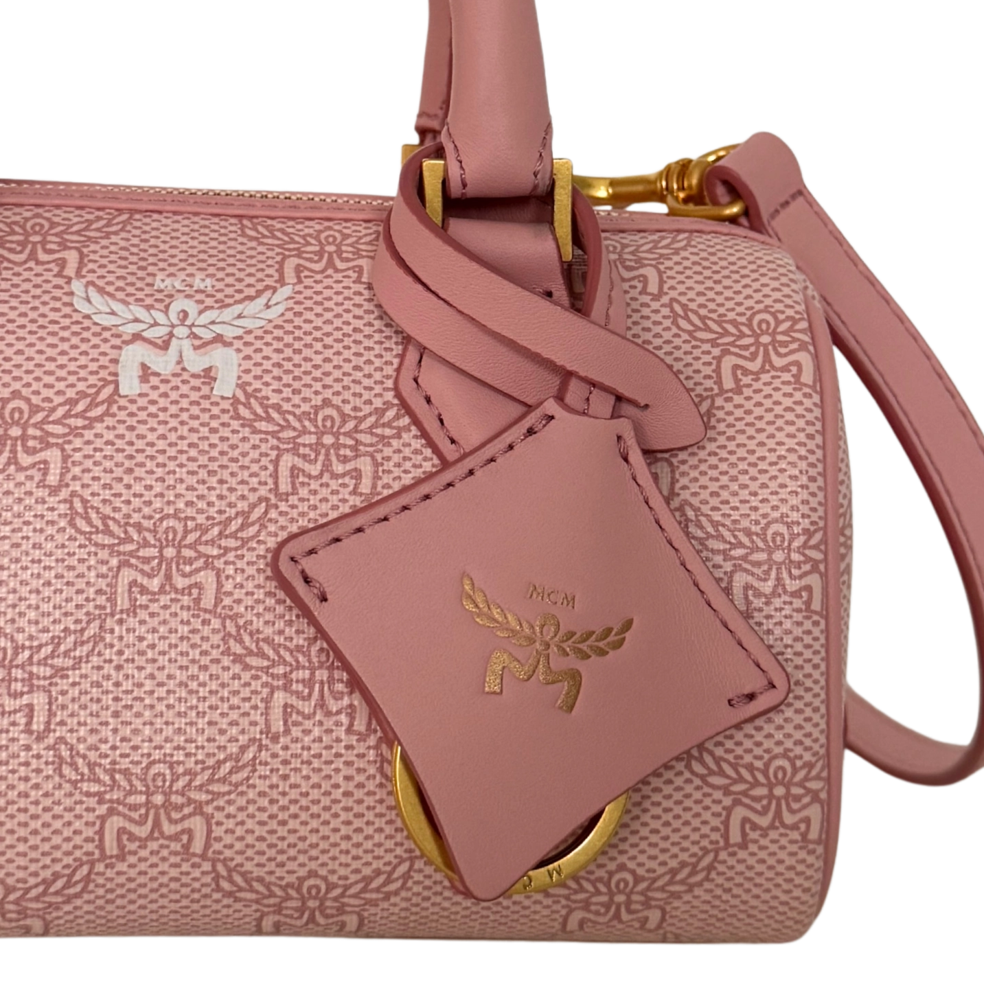 MCM Ella Boston Bag Mini Rosa / neuwertig MCM