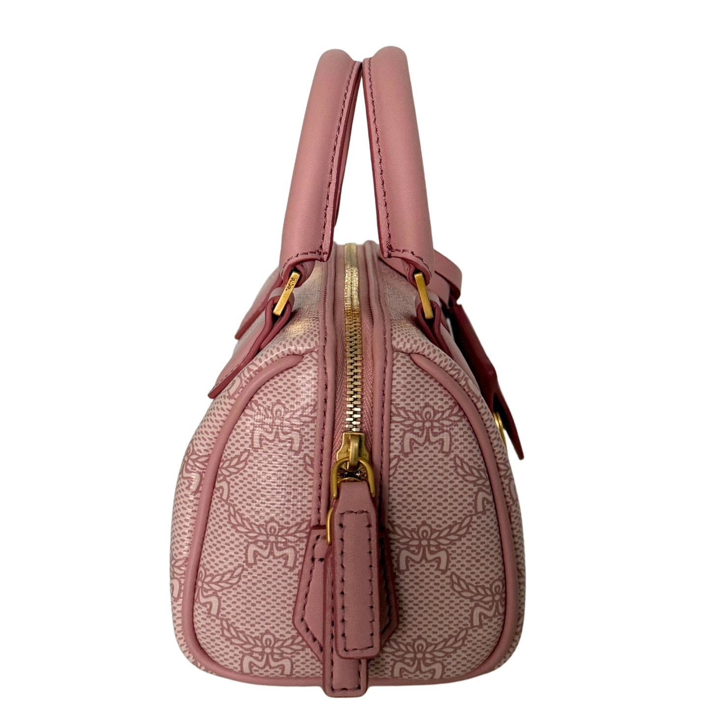 MCM Ella Boston Bag Mini Rosa / neuwertig MCM
