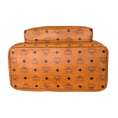 MCM Stark Rucksack in Visetos Cognac / sehr gut